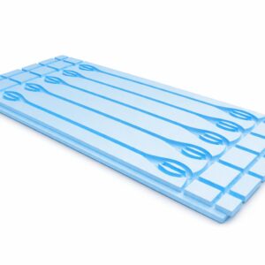 BEFIRO 30mm RAW XPS System Board for Underfloor Heating, 10mm groove spacing