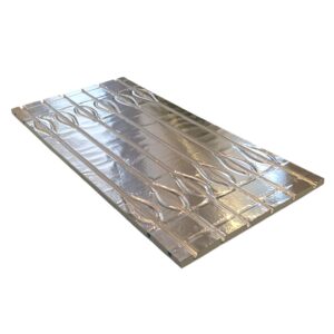 25 mm XPS 300 System Panel for Underfloor Heating, 1250 x 600, ALU, BEFIRO